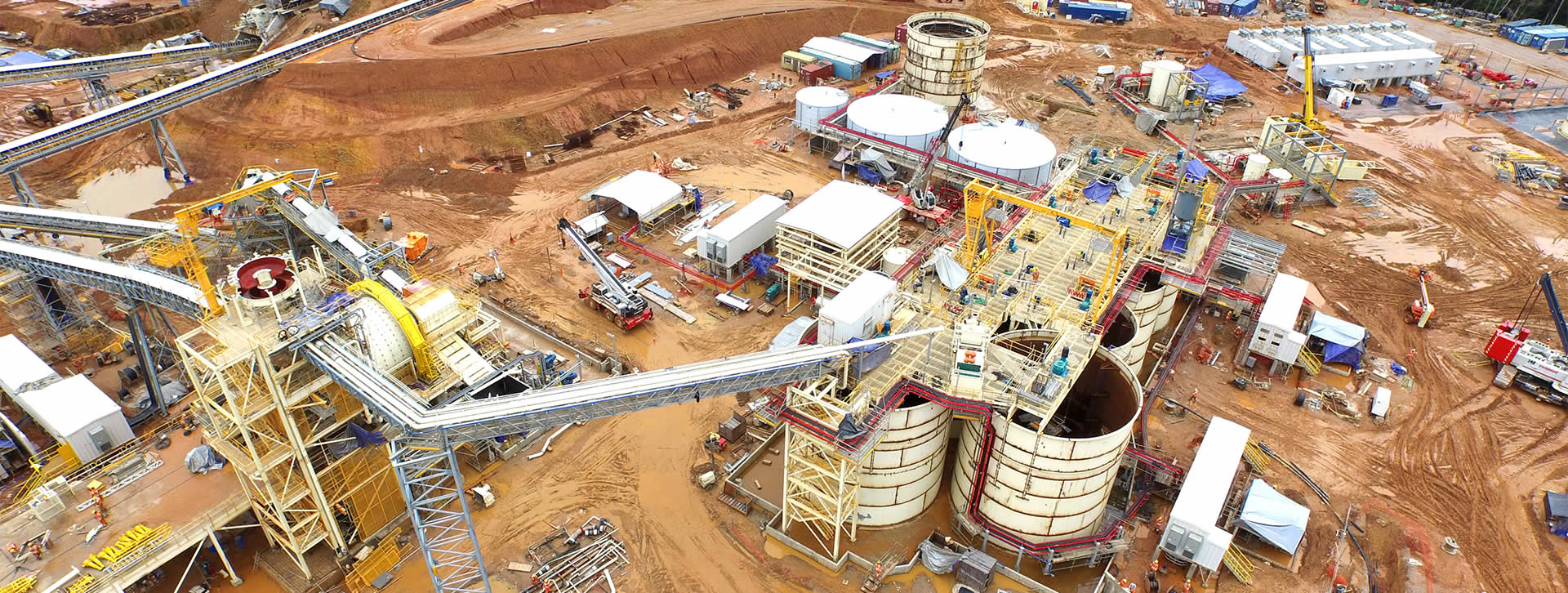 Morelco: Aurora Gold Mine, mina de oro en la Guyana Inglesa, ubicada aproximadamente a 170 km al oeste de la capital, Georgetown